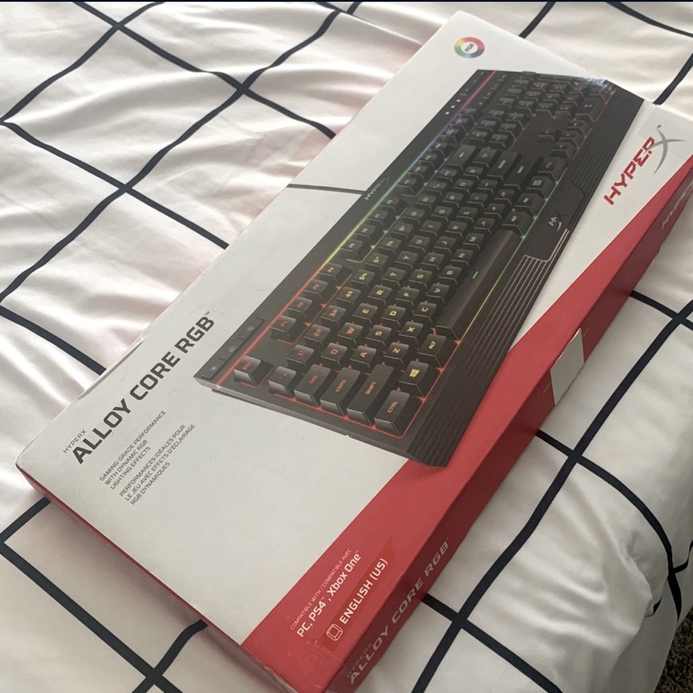 HyperX Alloy RGB gaming keyboard